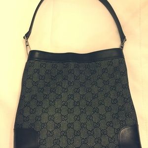 Gucci Black Canvas Tote